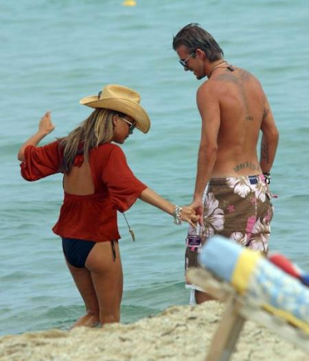 BECKHAM ET SA NANA