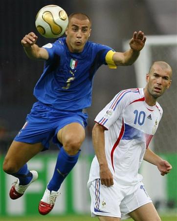 canavaro et zidane